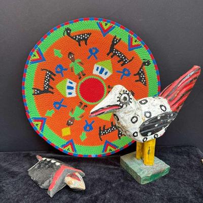 African Art - Woven And Carvings
