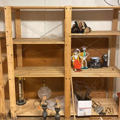 Wood Shelving Unit 2 
