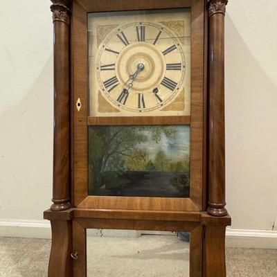 Vintage Forrestville Three Panel Mahogany Clock Case