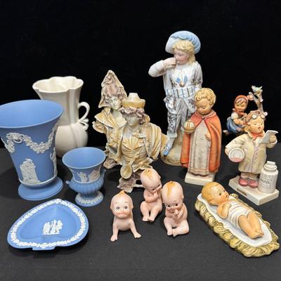 Wedgwood Pottery And Hummel Figurines