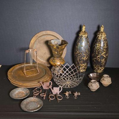 Metal and Ceramic Decor 
