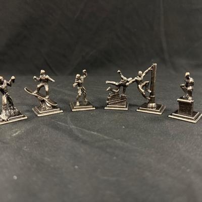 Lot 400: 2006 Marvel Pewter Spider Man Figurine Set