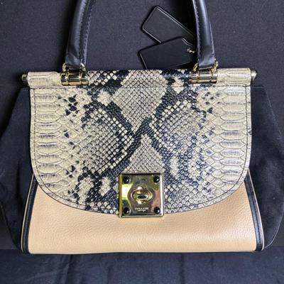 Coach Snake Skin Purse - Authenticated 