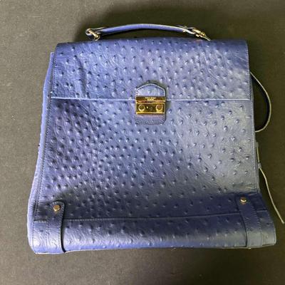 Ninna Ricci Collection Blue Combo Handbag & Backpack