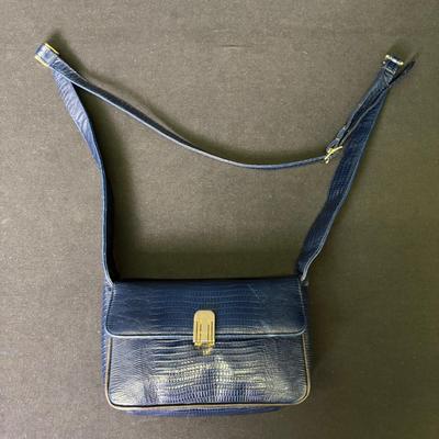 Jay Herbert New York Blue shoulder purse