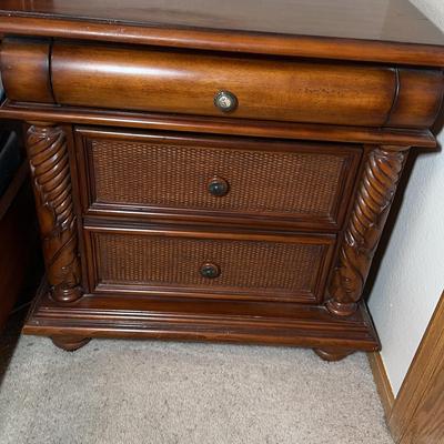Bassett Key West Tommy Bahama Style Offset Night Stand