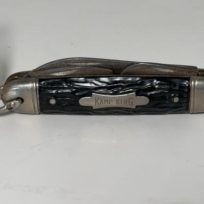 Rough Ryder Kamp King Folding Scout Knife Black
