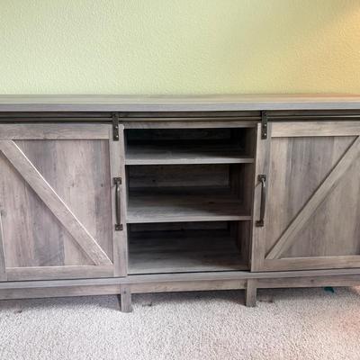 Sauder Barn door Entertainment Center 