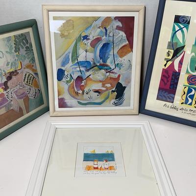 Matisse Prints & Seaside Themed Art