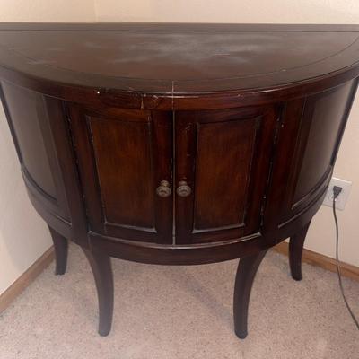 Contemporary Semicircle Console Entry Table
