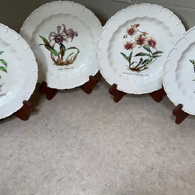J Price Copeland Spode English Orchard Set Of 4 Plates