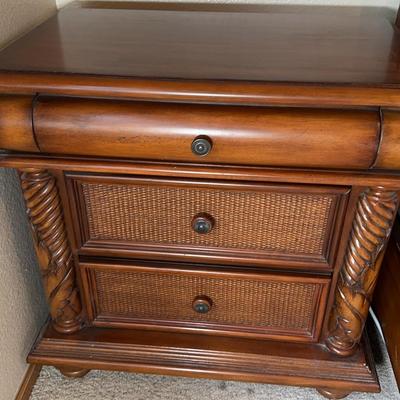 Bassett Key West Tommy Bahama Style Offset Night Stand #2