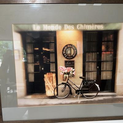 French Bistro Framed Photo Art Print