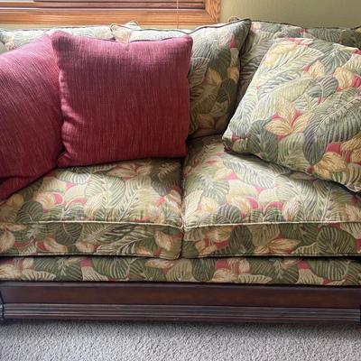 Basset Furniture Sleigh Loveseat
