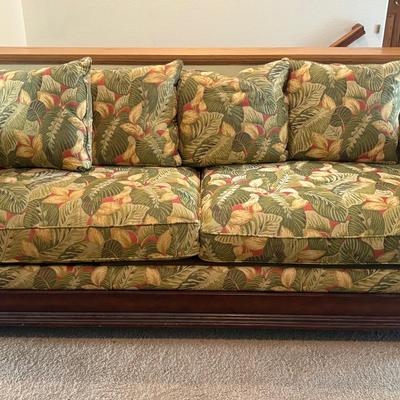 Basset Furniture Sleigh Sofa