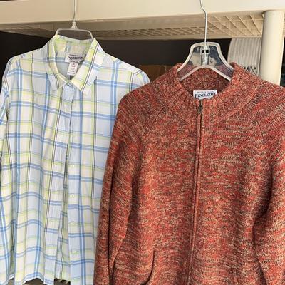 Pendleton Ladies Oxford & Zip Sweater
