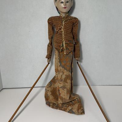 Wayang Golek Indonesian Wood Rod Puppet