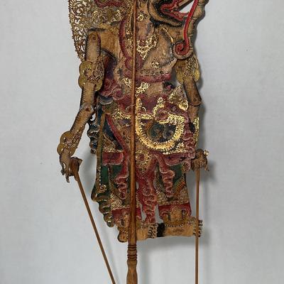 Wayang Kulit Indonesian Leather Shadow Puppet