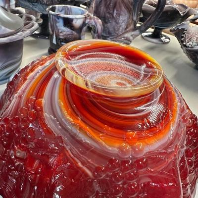 Slag glass in so many colors and styles! 