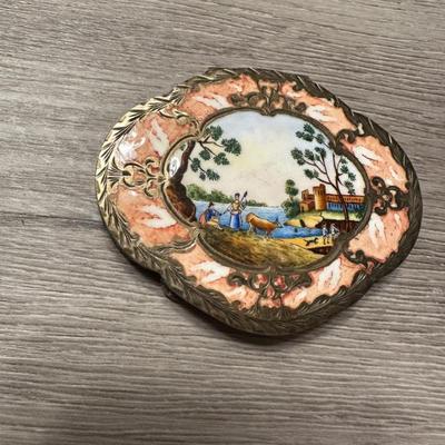 Sterling silver box/compact
