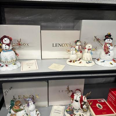 Lenox snowmen 