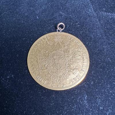 Gold coin 1868