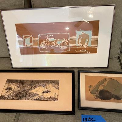 Vintage Figurative Art With Signatures 