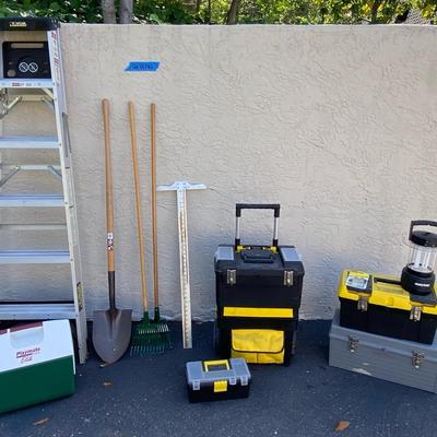 Miscellaneous Tools with Stanley Tool Box