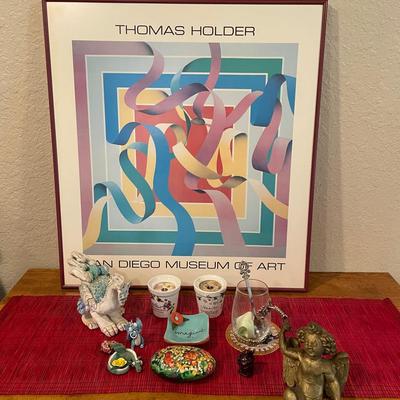Whimsical decor with Thomas Holder print