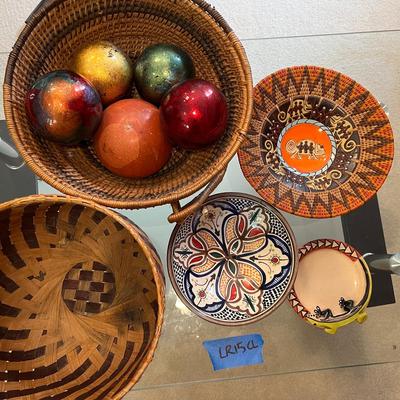 Baskets And Pottery