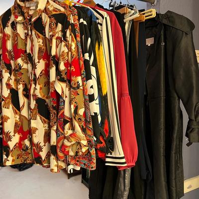 Statement Fashion Including Vintage Trench Coat; Chico's, Karl Lagerfeld, and Calvin Klein