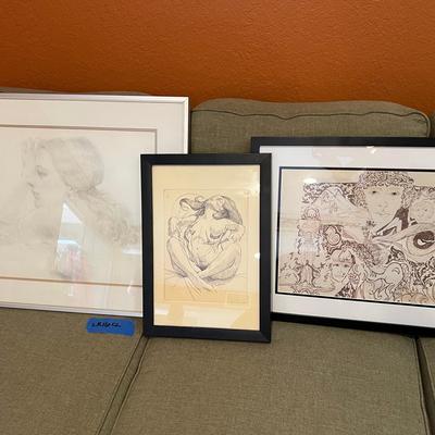 Pen And Ink Original Artworks