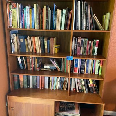 Pair Of Bookshelves (books Included)