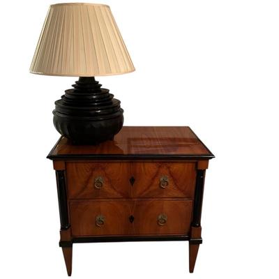Sale Photo Thumbnail #429: bidermeier antique commode and lamp