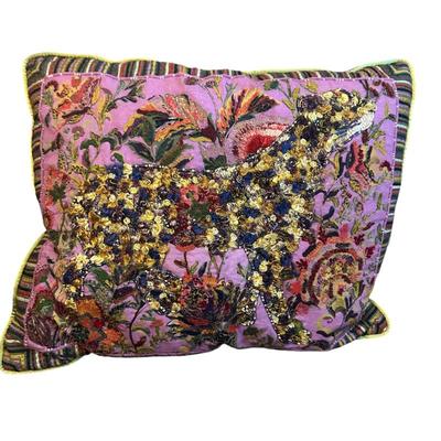 Sale Photo Thumbnail #451: Mackenzie Childs Cheetah pillow