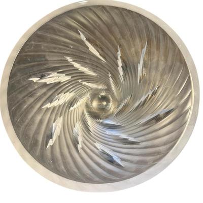 Sale Photo Thumbnail #253: Lalique Frosted crytal Langeais Verre Bord Bowl