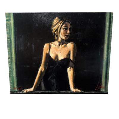 Sale Photo Thumbnail #288: "Balcony Buenes Aires" signed and number giclee AP 11/25 by Fabian Perez 20" x 25" 