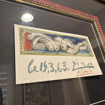 Sale Photo Thumbnail #176: Picasso in frame 27" x 23"