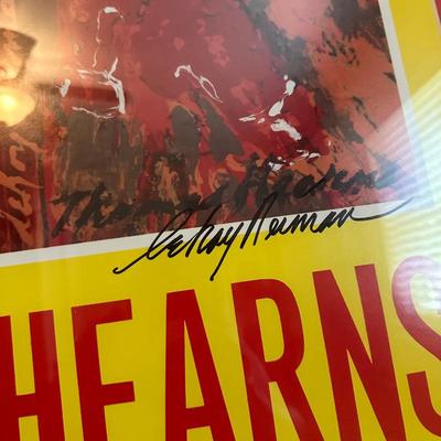 Sale Photo Thumbnail #488: Boxing poster signed by artist, Leroy Neiman