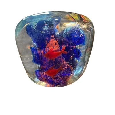 Sale Photo Thumbnail #95: Murano small fish paperweight