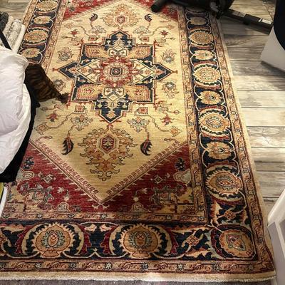 Sale Photo Thumbnail #385: antique rug 63" x 105" 