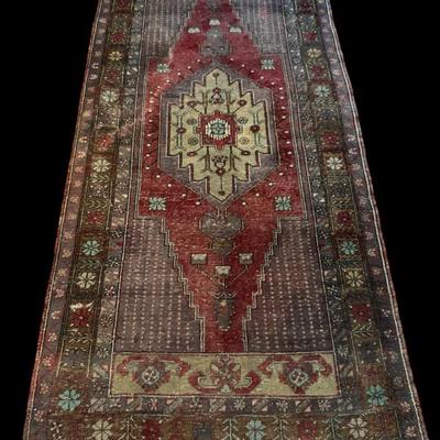 Sale Photo Thumbnail #548: 49.5" x 100.5" Tribal Oushak rug #11