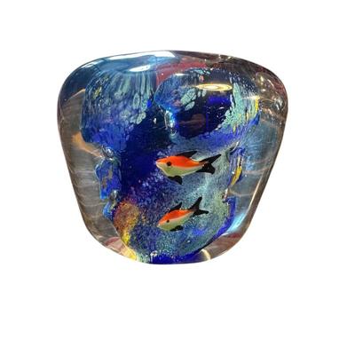 Sale Photo Thumbnail #94: Murano small fish paperweight
