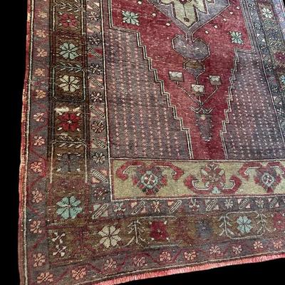 Sale Photo Thumbnail #549: 49.5" x 100.5" Tribal Oushak rug #11
