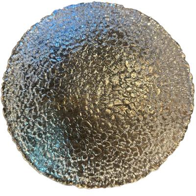 Sale Photo Thumbnail #245: Crate and Barrel Riviera glass texture peppbled 13" bowl