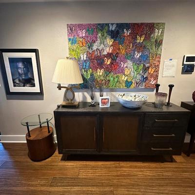 Sale Photo Thumbnail #496: Universal onyx credenza in dining room