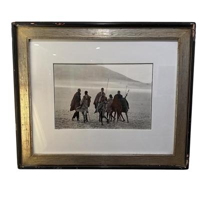 Sale Photo Thumbnail #241: Framed African Photograph with frame 25" x 20.5"