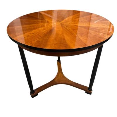 Sale Photo Thumbnail #313: Biedermeier Center Table height 30", diameter 33.5"