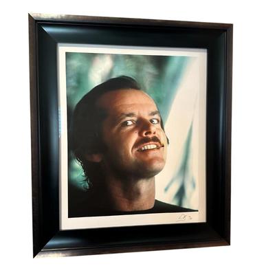 Sale Photo Thumbnail #132: Douglas Kirkland "Jack Nicholson 1975" signed photo with frame 26" x 30