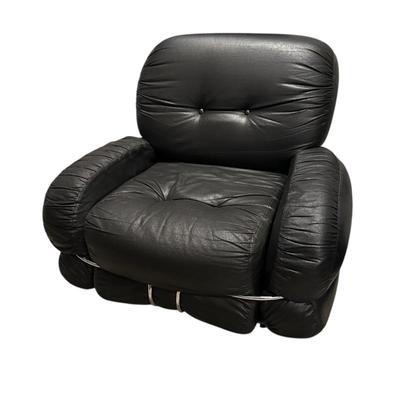 Sale Photo Thumbnail #502: Adriano Piazzesi Italian leather arm chair 